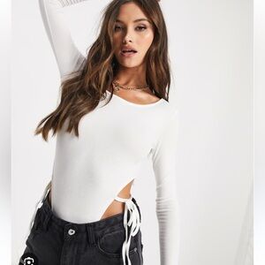 NWT 4th&reckless tie high side bodysuit